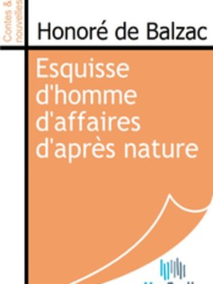 cover image of Esquisse d'homme d'affaires d'après nature